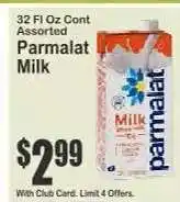 Key Food Parmalat Milk offer