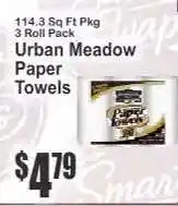 Key Food Urban Meadow Paper Towels offer