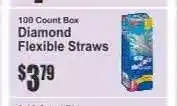 Key Food Diamond Flexible Straws offer
