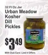 Key Food Urban Meadow Kosher Dill Pickles offer