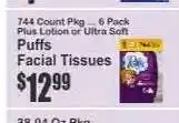 Key Food Puffs Facial Tissues offer