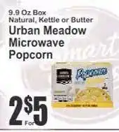Key Food Urban Meadow Microwave Popcorn offer