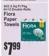 Key Food Fiora Paper Towels offer