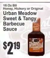 Key Food Urban Meadow Sweet & Tangy Barbecue Sauce offer