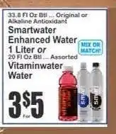 Key Food Smartwater Enhanced Water or Vitaminwater offer