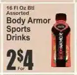 Key Food Body Armor Sports Drinks offer