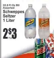 Key Food Schweppes Seltzer offer