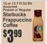 Key Food Starbucks Frappuccino Coffee offer