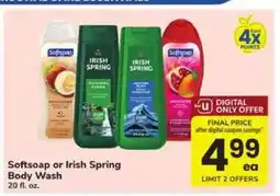 Safeway Softsoap or Irish Spring Body Wash offer