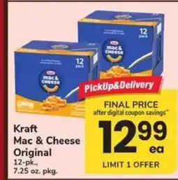 Safeway Kraft Mac & Cheese Original offer