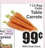 Key Food Table Carrots offer