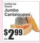 Key Food Jumbo Cantaloupes offer