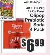 Key Food Olipop Prebiotic Soda 4-Pack offer