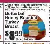 Key Food Butterball Honey Roasted Turkey Breast offer