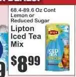 Key Food Lipton Iced Tea Mix offer