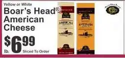Key Food Boar's Head American Cheese offer
