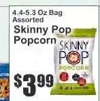 Key Food Skinny Pop Popcorn offer