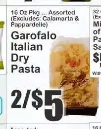 Key Food Garofalo Italian Dry Pasta offer