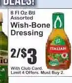 Key Food Wish-Bone Dressing offer