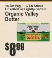 Key Food Organic Valley Butter offer