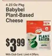 Key Food Babybel Plant-Based Cheese offer