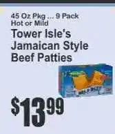 Key Food Tower Isle's Jamaican Style Beef Patties offer
