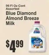 Blue Diamond Almond Breeze Milk