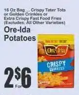 Key Food Ore-Ida Potatoes offer