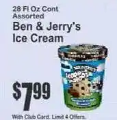 Key Food Ben & Jerry's Ice Cream offer