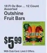 Key Food Outshine Fruit Bars offer