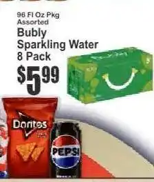 Key Food bubly Sparkling Water 8-Pack offer