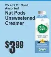 Key Food Nut Pods Unsweetened Creamer offer