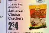 Key Food Jamaican Choice Crackers offer