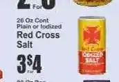 Key Food Red Cross Salt offer