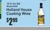 Key Food Holland House Cooking Wine offer