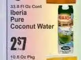 Key Food Iberia Pure Coconut Water offer