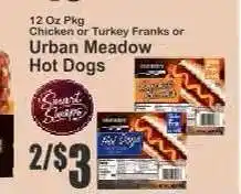 Key Food Urban Meadow Hot Dogs offer