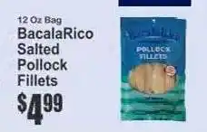 Key Food BacalaRico Salted Pollock Fillets offer