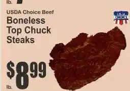 Key Food Boneless Top Chuck Steaks offer
