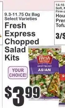 Key Food Fresh Express Chopped Salad Kits offer