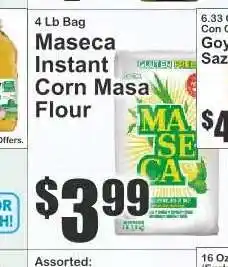 Key Food Maseca Instant Corn Masa Flour offer