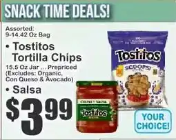 Key Food Tostitos Tortilla Chips offer