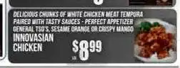 Key Food INNOVASIAN CHICKEN offer