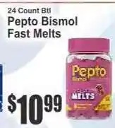 Key Food Pepto Bismol Fast Melts offer