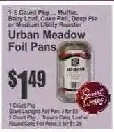 Key Food Urban Meadow Foil Pans offer