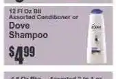 Key Food Dove Shampoo offer