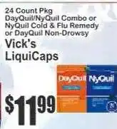 Key Food Vick's LiquiCaps offer