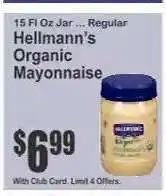 Key Food Hellmann's Organic Mayonnaise offer