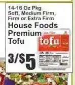 Key Food House Foods Premium Tofu offer