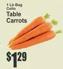 Key Food Table Carrots offer